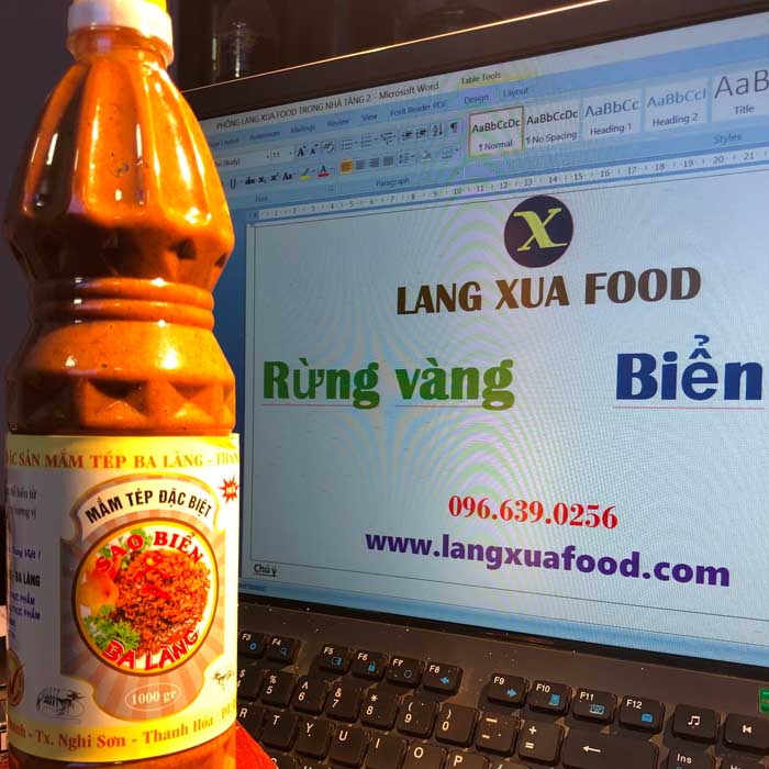 Làng Xưa Food phân phối đặc sản mắm tép Ba Làng tại Hà Nội